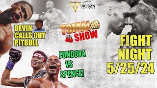 VIC SZN TOMA Show 6  Devin Haney calls out Pitbull Cruz Spence vs Fundora Fight Night [upl. by Acsecnarf]