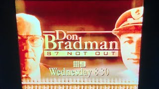 Channel Nine Cricket Bradman 87 Not Out Promo 1996 [upl. by Llevert]