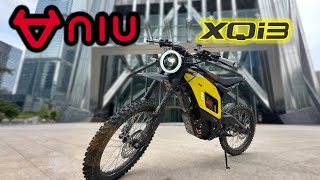 NIU XQI Review  Street Legal Electric Motorcycle [upl. by Chamkis]