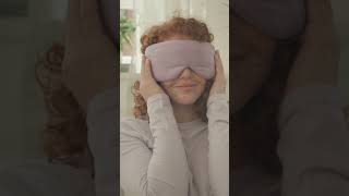 Weighted eye mask for sleeping resting or relieving visual fatigue after a long day [upl. by Itsrik]