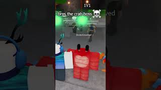 bro MIGHT be the Crab Boss 🦀The Strongest Battlegrounds shorts thestongestbattlegrounds roblox [upl. by Hopper]