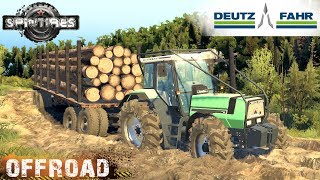 SpinTires DEUTZFAHR AGROSTAR 661 TRACTOR OFFROAD TEST [upl. by Amitie763]