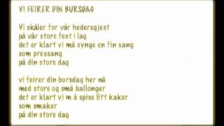 Vi feirer din bursdag [upl. by Adnylg]