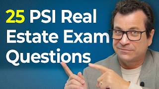 PSI Real Estate Exam 25 Practice Questions 2024 [upl. by Nadya240]