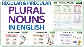 Plural Nouns in English  Regular amp Irregular Plurals [upl. by Naid278]