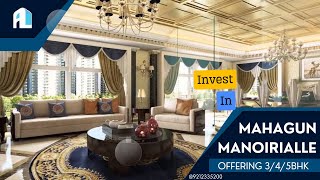 Mahagun Manorialle  345Bhk Apartment sector128noida Manorialle bricksbybricks yt [upl. by Kenna151]