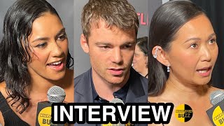 THE NIGHT AGENT RED CARPET INTERVIEW Gabriel Basso Luciane Buchanan Hong Chau and More [upl. by Ajup]