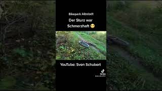 Schmerzhafter Sturz  Bikepark Albstadt mtb downhillmountainbike downhill mountainbike mtblife [upl. by Jessamine]