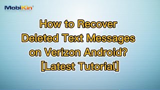 How to Recover Deleted Text Messages on Verizon Android Latest Tutorial [upl. by Casandra842]