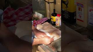 Easy Texas BBQ Smoked Chicken smokedchicken [upl. by Wanids415]