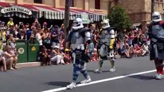 Star Wars Weekend  May 24 2014  Parade [upl. by Nwatna]