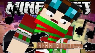 Minecraft  GUITAR HERO IN MINECRAFT  Music Masters Minigame [upl. by Ayekin732]