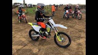 New Season  New Bike  Husqvarna TC 85 2023 at Gale Common [upl. by Trebled444]