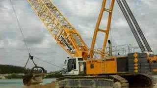 Liebherr HS895 Dragline Excavator in Italy [upl. by Anya951]