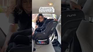 Nuna RAVA rearfacing installation nuna shortvideo babyproducts shortsvideo shorts [upl. by Goda603]