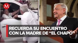 AMLO inaugurará camino en Badiraguato sitio donde se encontró con madre de El Chapo [upl. by Nylirem111]