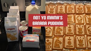 Not Yo Mama’s Banana Pudding  Recipe  Southern Comfort  Easy Desserts  Vlogmas Day 13 [upl. by Eneloj]