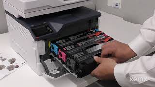 Xerox® C235 Color Multifunction Printer Unbox and Assemble [upl. by Adyahs13]