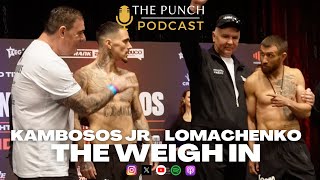 Kambosos and Lomachenko RIPPED APART at weigh in [upl. by Yllib866]