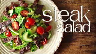 Simple Steak Salad Magic Fast Fresh Flavorful Recipe [upl. by Flavia]