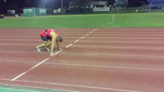 Trae Williams Tow overspeed sprint training [upl. by Enytsuj]