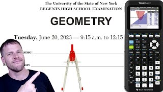 Geometry Regents June 2023 Questions 124 [upl. by Adnohsor]