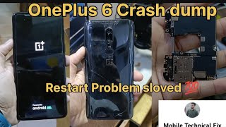 Oneplus 6 crash dump mode solution  OnePlus 6 Restart Problem Mobile Technical Fix [upl. by Jamey]