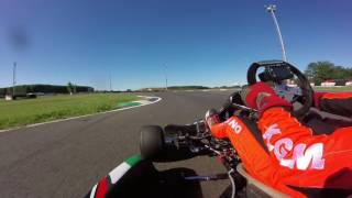 Kart KGM kz125 pista Ottobiano [upl. by Hines]