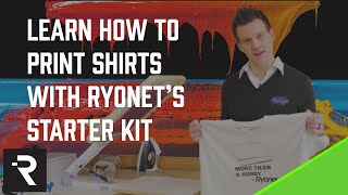 Ryonets Screen Printing Starter Kit DVD Learn Howto Print Tshirts [upl. by Beatrice]