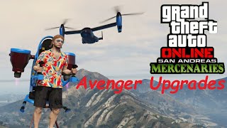 Avenger Hangar Modifications Charlies Upgrades GTA Online San Andreas Mercenaries [upl. by Ramma]