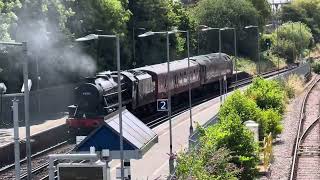 47812 with Black 5 44871 passing Redbridge with 5Z71 [upl. by Annissa]