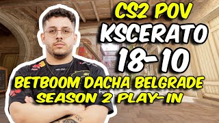 CS2 POV  FURIA KSCERATO 1810 vs Aurora Inferno BetBoom Dacha Belgrade Season 2 Playin [upl. by Ruth]