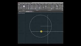 How to draw Centerline CommandCenterline in auto cad [upl. by Nessim807]