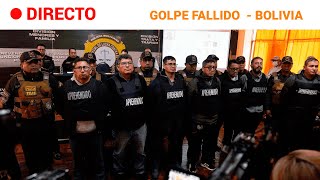 BOLIVIA El GOBIERNO asegura que el GOLPE de ESTADO estaba PLANIFICADO desde MAYO  RTVE Noticias [upl. by Faunia]