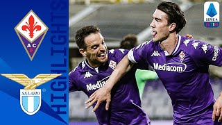 Fiorentina 20 Lazio  Vlahović Double Claims Win for La Viola  Serie A TIM [upl. by Toffic]