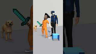 Help the poor dog become a police officer to catch the toilet thief skibidishorts skibiditoilet [upl. by Analram]