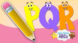 The Sounds of the Alphabet  PQR  ​​🌈 Super Simple ABCs [upl. by Enetsuj]