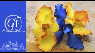 DIY Foamiran EVA FOAM Orchid Complete StepByStep Video Tutorial [upl. by Call]