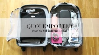 Quoi emporter dans sa valise pour un vol international [upl. by Aihsak219]