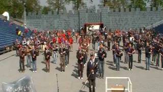 Voorthuizen military tattoo old rustic bridge march rehersal [upl. by Anaiq]