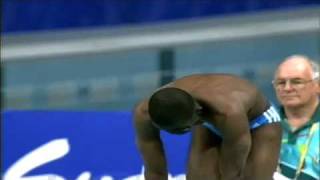 Eric Moussambani OLYMPIC 2000 SYDNEY SWIMMING HIGH QUALITY [upl. by Arednaxela]