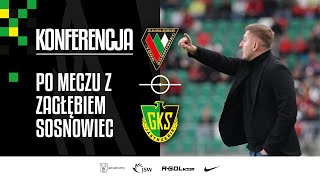 GKS TV Konferencja prasowa po meczu Zagłębie Sosnowiec  GKS Jastrzębie [upl. by Lellih]