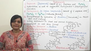 Steroids and Triterpenoids Part 02  Introduction to Triterpenoids  Types of Triterpenoids [upl. by Erfert525]