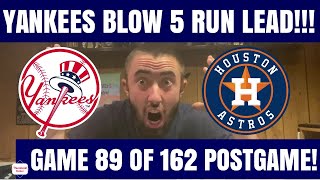 Yankees blow 5 Run Lead in 9th Altuve hits WALK OFF Home Run [upl. by Ecirtnom617]