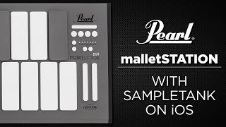 Pearl malletSTATION  Connecting to SampleTank on iOS [upl. by Nolubez]