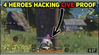 4 Heroes Live Proof For HACKING in BGIS QUARTER FINAL 🔥 4heroesdisqualifyfrombgissemifinal [upl. by Yul]