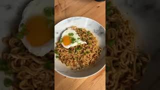 Indomie Mi Goreng Hack 🇲🇨 Garlic Chilli Oil Noodle [upl. by Seyer]