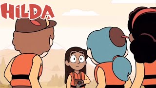 Hilda Season 3 Chapter 4 Clip Hilda Frida And David Meet Louise [upl. by Palm]