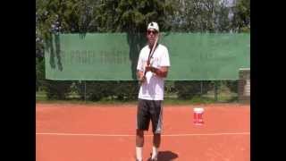 How To Play Tennis  Tennis Serve Tip Bounce the ball with a continental grip [upl. by Eiveneg]