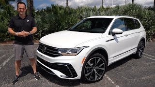 Is the NEW 2022 VW Tiguan R Line a BETTER compact SUV than a Mazda CX5 [upl. by Innavoeg]